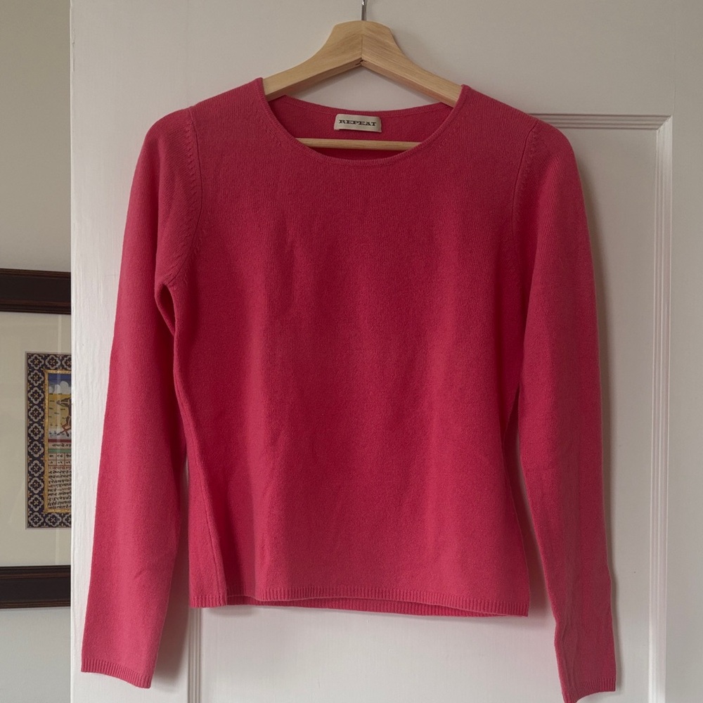 Repeat Pink Cashmere Sweater